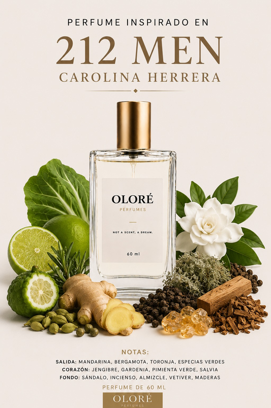 INSPIRADO EN 212 CAROLINA HERRERA MEN