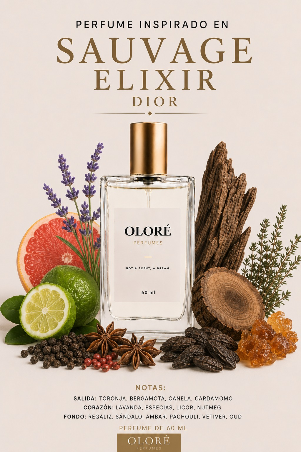 INSPIRADO EN DIOR SAUVAGE ELIXIR