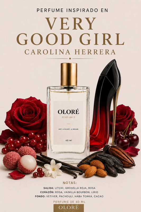 INSPIRADO EN VERY GOOD GIRL CAROLINA HERRERA