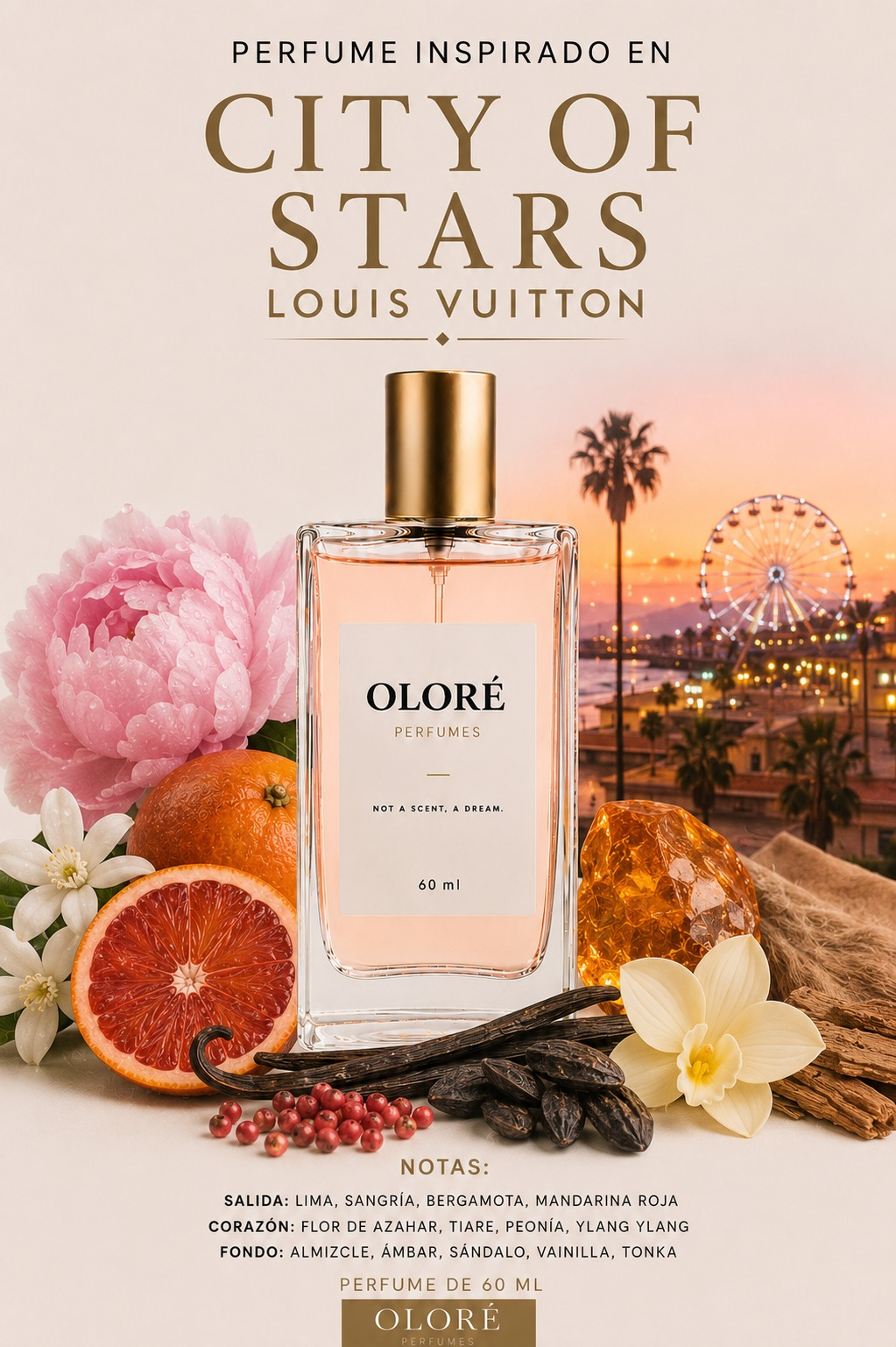 INSPIRADO EN CITY OF STARS DE LOUIS VUITTON